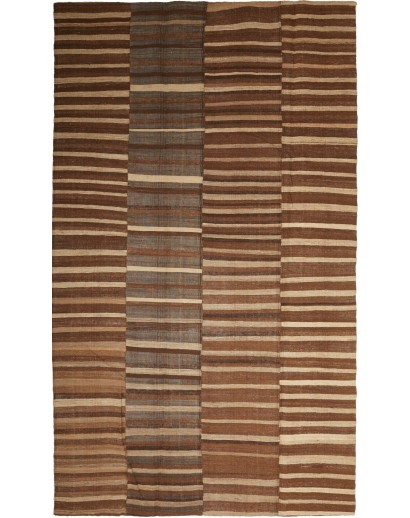 Tappeto Patch Persia verde marrone 197x337