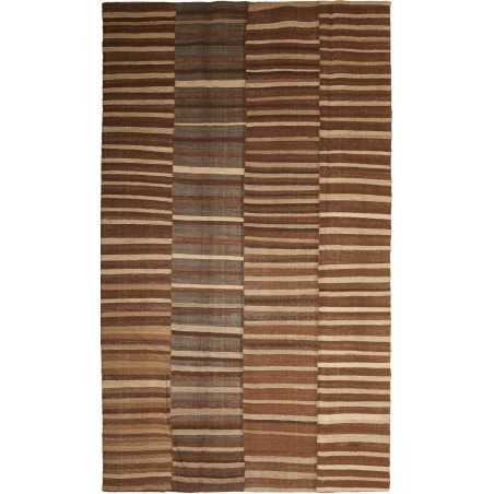Tappeto Patch Persia verde marrone 197x337