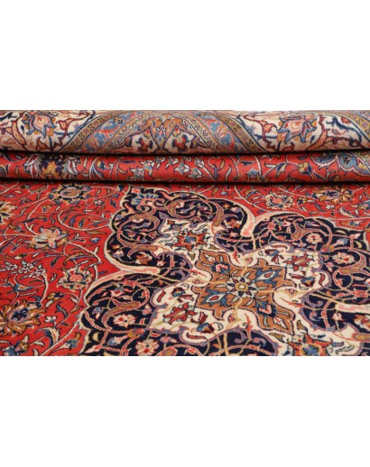 Tappeto Sarough Persia rosso grigio 303x415