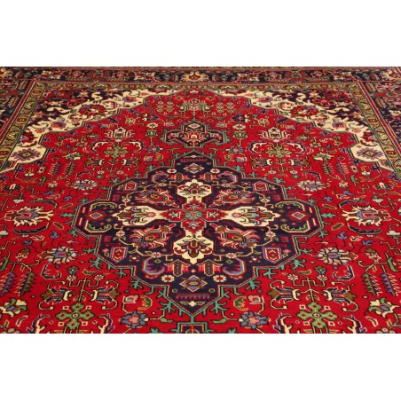 Tappeto Tabriz Persia marrone grigio 248x342