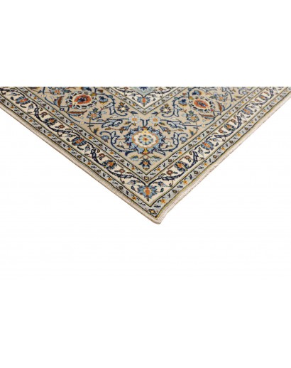 Tappeto Kashan Persia beige grigio 272x367