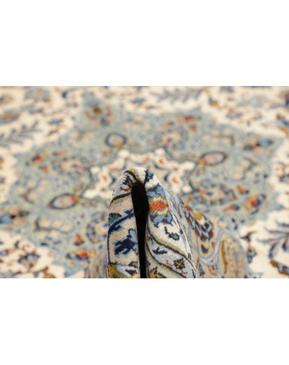 Tappeto Kashan Persia beige grigio 272x367