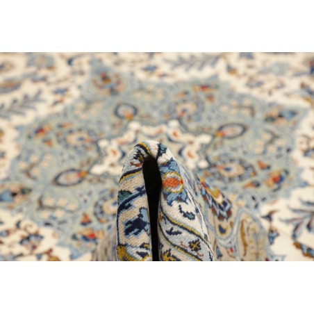 Tappeto Kashan Persia beige grigio 272x367
