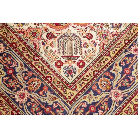 Tappeto Tabriz Persia marrone arancione 252x345