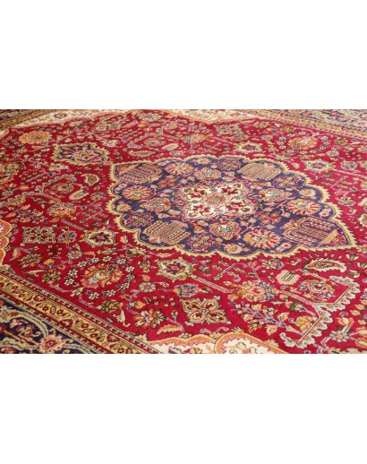 Tappeto Tabriz Persia marrone arancione 252x345