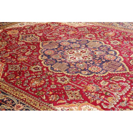 Tappeto Tabriz Persia marrone arancione 252x345