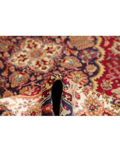 Tappeto Tabriz Persia marrone arancione 252x345
