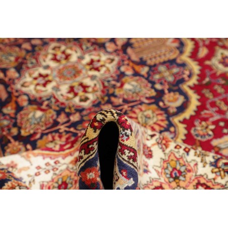 Tappeto Tabriz Persia marrone arancione 252x345