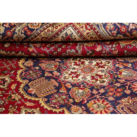 Tappeto Tabriz Persia marrone arancione 252x345