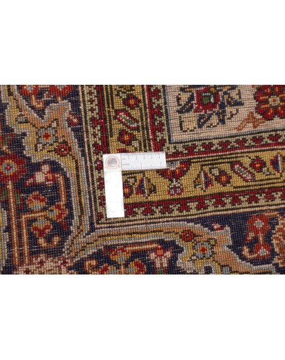 Tappeto Tabriz Persia marrone arancione 252x345