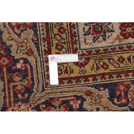 Tappeto Tabriz Persia marrone arancione 252x345