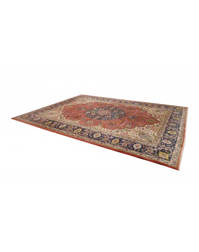 Tappeto Tabriz Persia rosso giallo 293x386