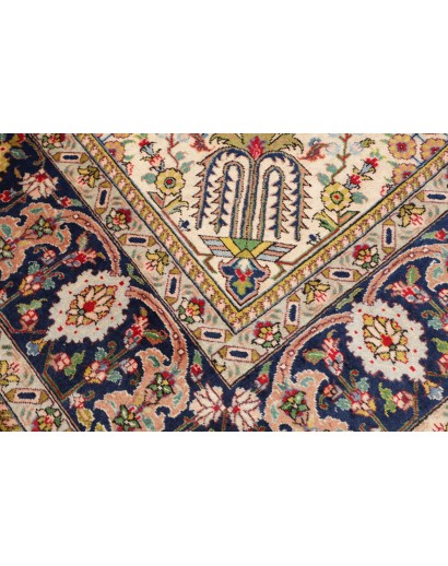 Tappeto Tabriz Persia rosso giallo 293x386