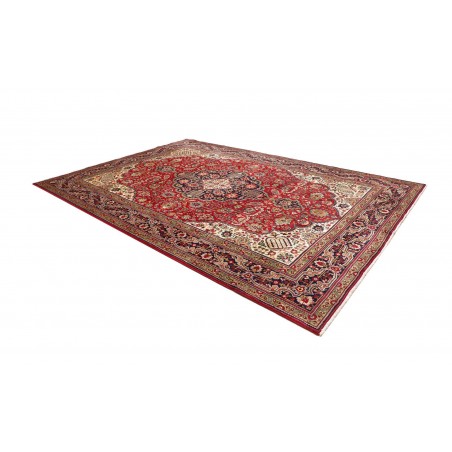 Tappeto Tabriz Persia marrone giallo 255x364