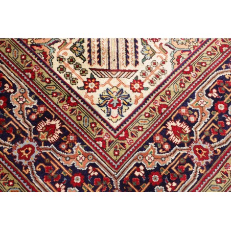 Tappeto Tabriz Persia marrone giallo 255x364