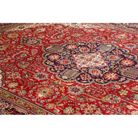 Tappeto Tabriz Persia marrone giallo 255x364
