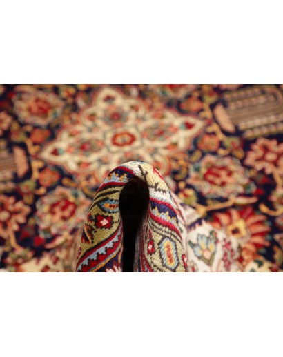 Tappeto Tabriz Persia marrone giallo 255x364