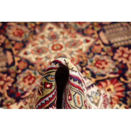 Tappeto Tabriz Persia marrone giallo 255x364