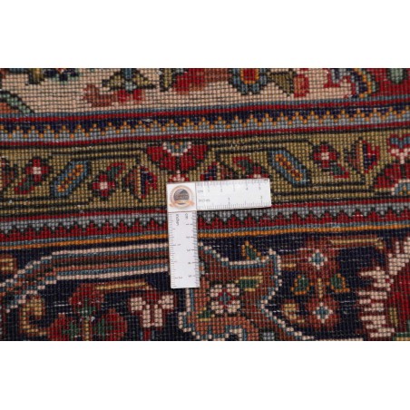 Tappeto Tabriz Persia marrone giallo 255x364