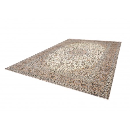 Tappeto Kashan Persia bianco verde 290x385