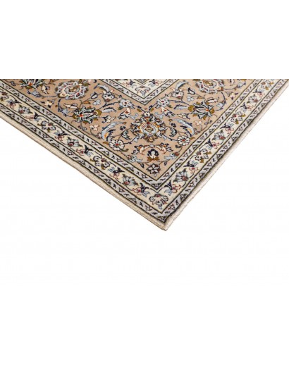 Tappeto Kashan Persia bianco verde 290x385