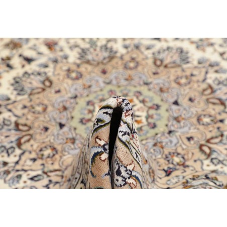 Tappeto Kashan Persia bianco verde 290x385
