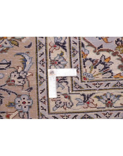 Tappeto Kashan Persia bianco verde 290x385