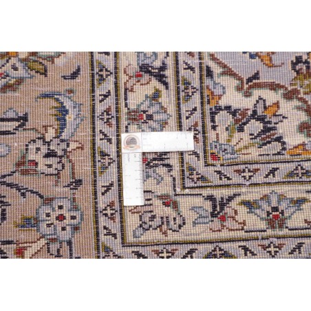 Tappeto Kashan Persia bianco verde 290x385