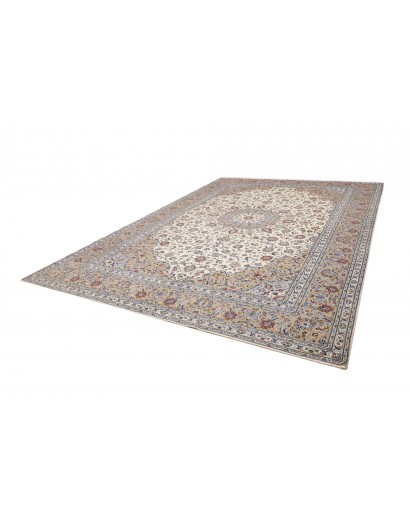Tappeto Kashan Persia beige verde 290x400