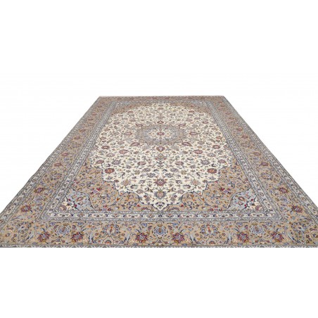 Tappeto Kashan Persia beige verde 290x400