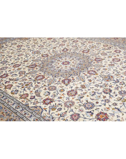 Tappeto Kashan Persia beige verde 290x400