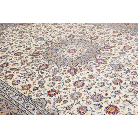 Tappeto Kashan Persia beige verde 290x400