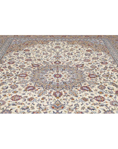 Tappeto Kashan Persia beige verde 290x400
