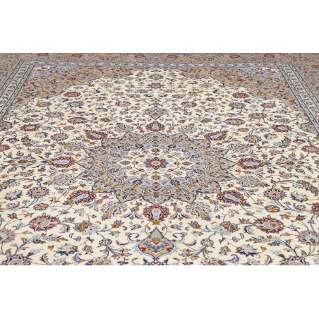 Tappeto Kashan Persia beige verde 290x400