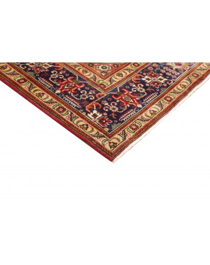 Tappeto Tabriz Persia marrone giallo 253x348