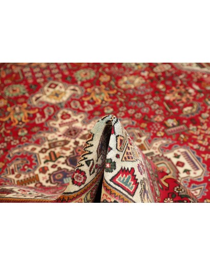 Tappeto Tabriz Persia marrone giallo 253x348