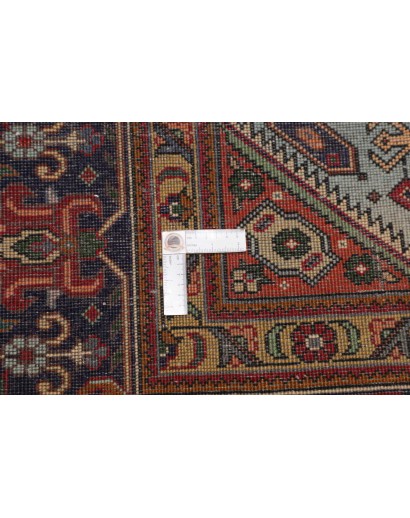 Tappeto Tabriz Persia marrone giallo 253x348