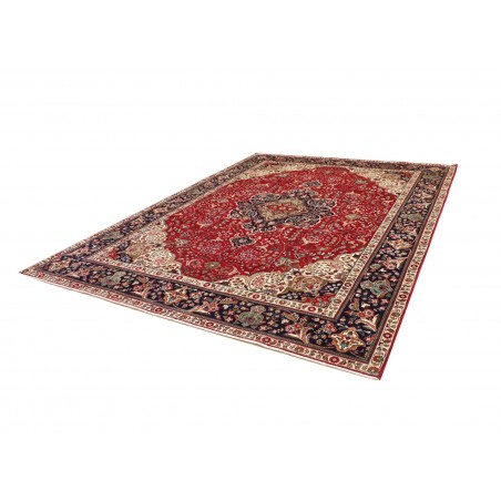 Tappeto Tabriz Persia marrone giallo 258x344