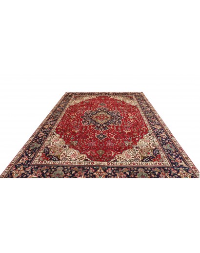 Tappeto Tabriz Persia marrone giallo 258x344