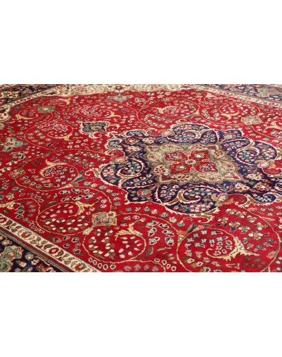 Tappeto Tabriz Persia marrone giallo 258x344