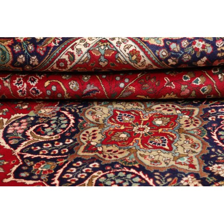 Tappeto Tabriz Persia marrone giallo 258x344