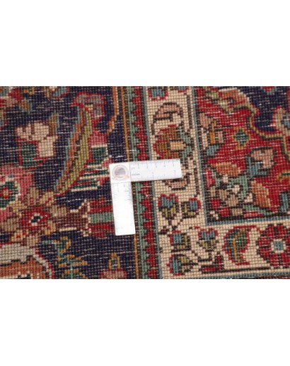 Tappeto Tabriz Persia marrone giallo 258x344