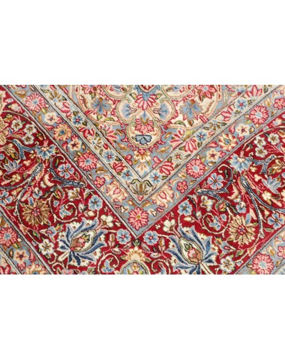 Tappeto Kerman Persia marrone giallo 272x387