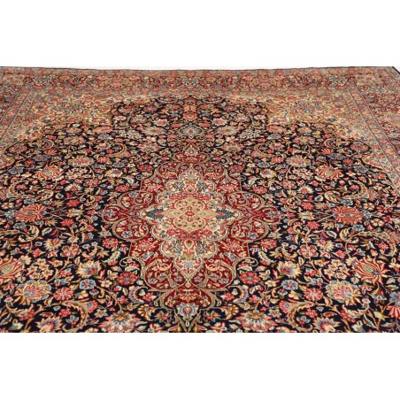 Tappeto Kerman Persia marrone giallo 272x387