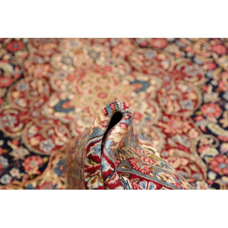 Tappeto Kerman Persia marrone giallo 272x387