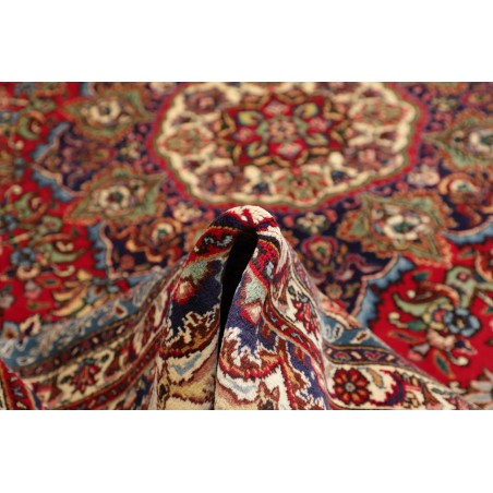 Tappeto Tabriz Persia marrone giallo 302x398