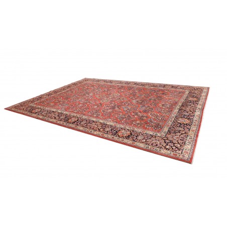 Tappeto Sarough Persia rosso grigio 283x398