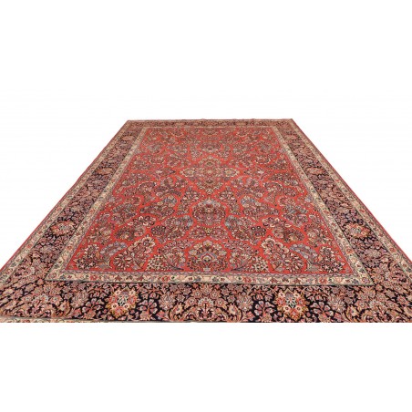 Tappeto Sarough Persia rosso grigio 283x398