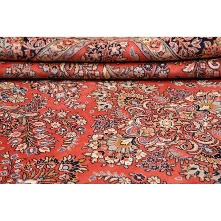 Tappeto Sarough Persia rosso grigio 283x398