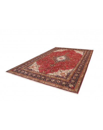 Tappeto Tabriz Persia marrone grigio 250x350